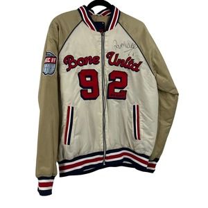 Vintage Lumidee Bone Unltd Puffer Coat NYC StyleForce 90's Y2K Letterman Large